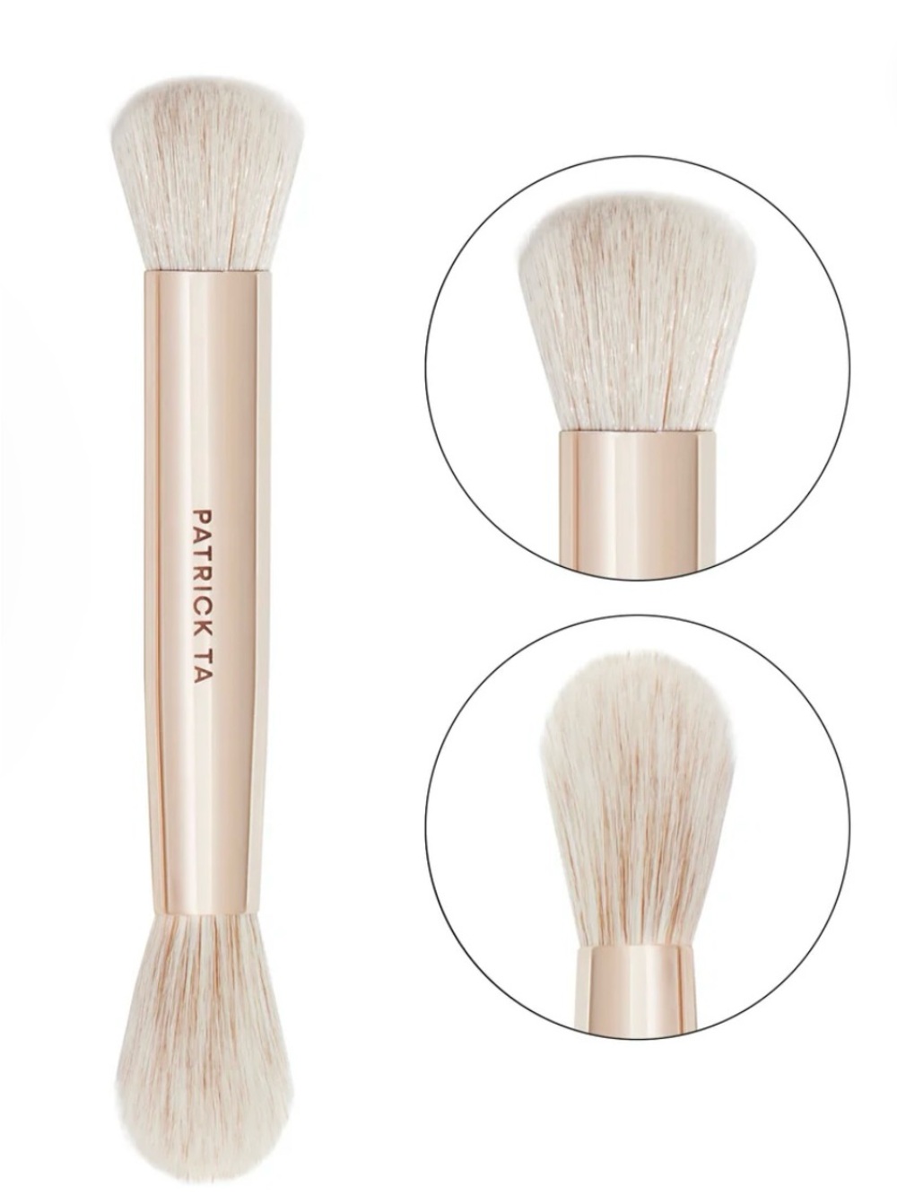 Patrick Ta Dual Ended Foundation Brush Vegan Makeup Brush No. 2 BNIB
